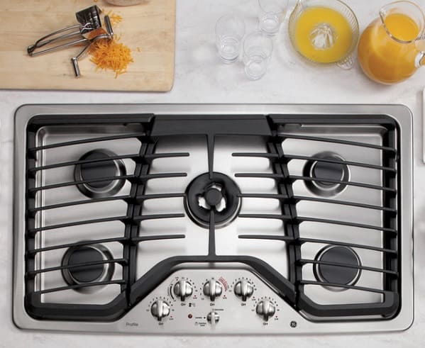 how to clean a GE cooktop